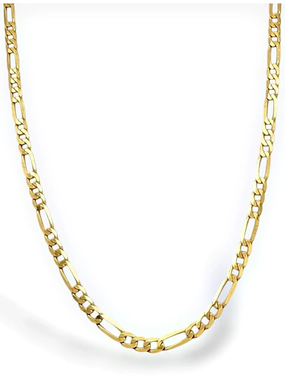 Cadena oro 18k tejido fígaro